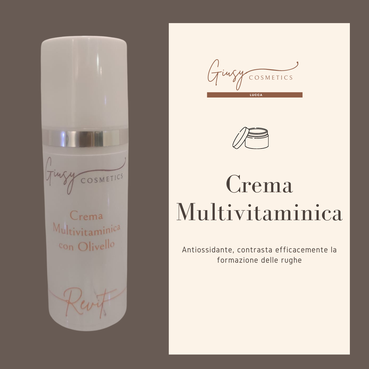 Crema multivitaminica con Olivello