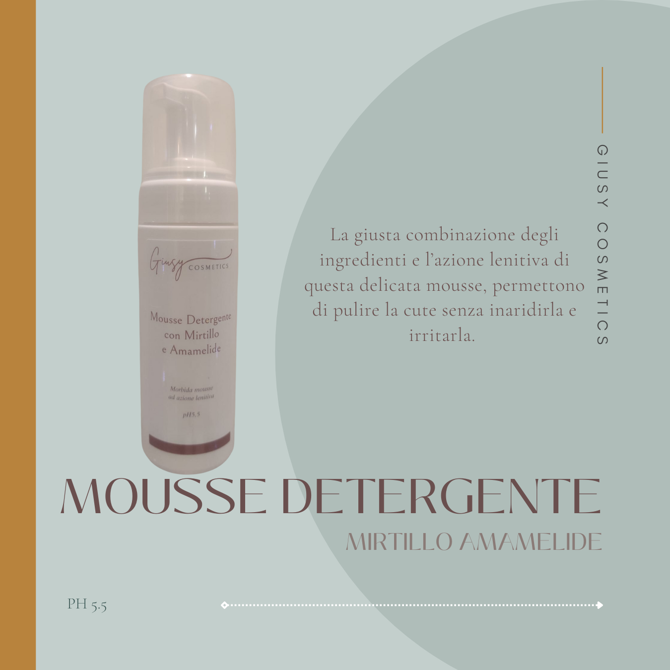 Blueberry and witch hazel cleansing mousse