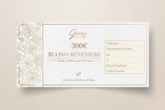 Buono acquisto. Scegli tu il suo valore.