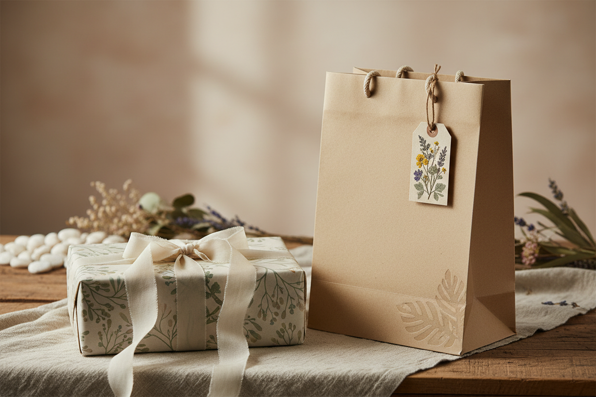 immagine di un regalo e di una busta regalo