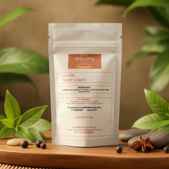 Tisana Tonificante con sfondo naturale