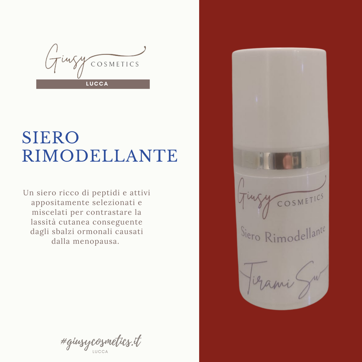 Siero Rimodellante Peptidico Rinforzante — contrasta la lassità cutanea